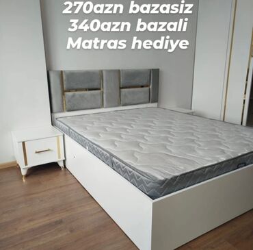 Çarpayılar: Yeni, İkinəfərlik çarpayı, Bazasız, Matras ilə, Siyirməsiz, Azərbaycan -da lalafo.az — 1 Çarpayılar: Yeni, İkinəfərlik çarpayı, Bazasız, Matras ilə, Siyirməsiz, Azərbaycan — 1