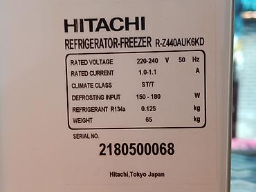 холодильник продаю: Холодильник Hitachi, Б/у, Двухкамерный, No frost, 65 * 170 * 65 — 5