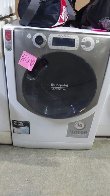стиральные машины активаторного типа: Кир жуучу машина Hotpoint Ariston, Колдонулган, Автоматтык, 10 кг жана андан көп, Компакттуу