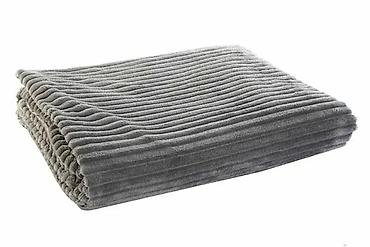 jysk posteljina srca: Ćebe rebrasto - Sivo 🛏️ Novo Specifikacije: 📏 Dimenzije: 150x200 cm — 1