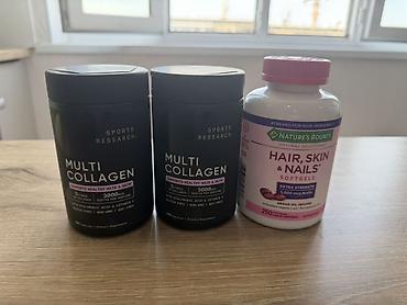 nature: Набор БАД для волос, кожи и ногтей 1) Sports Research Multi Collagen — 1