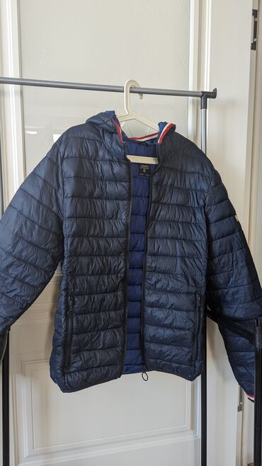 осенний куртки для мужчин: Куртка M (EU 38), L (EU 40), түсү - Көк