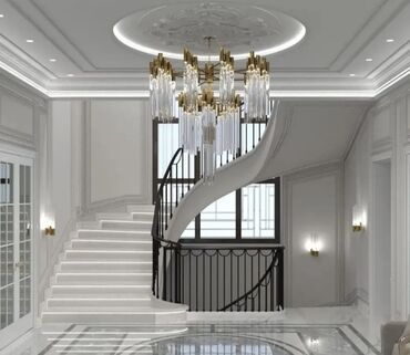 Бетонные лестницы: Бетонная лестница Для дома, Бесплатная консультация, Форма лестницы: Много-маршевая, Стиль: Лофт — 3