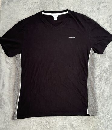 jesenje jakne muske: T-shirt Calvin Klein, L (EU 40), color - Black
