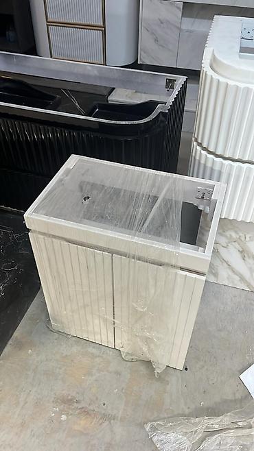 hamam skafi: Hamam mebeli – lavabo altı şkaflar və asma tiplər - Müxtəlif — 4