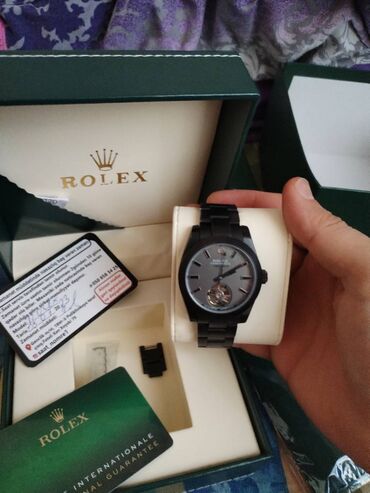 saatlarin alişi ve satişi: İşlənmiş, Qol saatı, Rolex, rəng - Qara