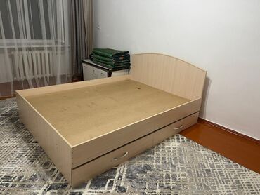 часы настенные цена в бишкеке: Двуспальная кровать, Б/у, Без матраса, длина - 200 см