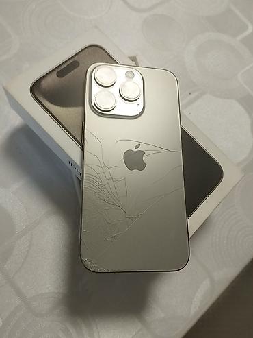 Уюлдук телефондор жана аксессуарлар: IPhone 15 Pro, Колдонулган, 128 ГБ, Кабель, Куту, 81 % — 3