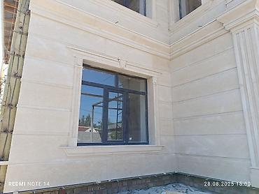 Фасадные плиты Сары-Таш (Травертин): Сары таш натуральный камень гранит мрамор перила из камня — 8