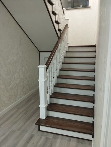 Деревянные лестницы: Лестница,жасайбыз, фанера,шпон,соснадан — 27