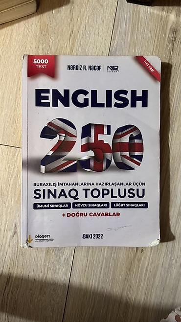 Тесты: Məhsul: “English 250 – Sınaq Toplusu” (Nərgiz R. Nəcəf, NNR Academy) - — 1