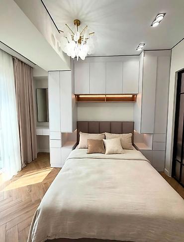mega hous: 2 комнаты, 64 м², Асанбай мкр 11 этаж, Дизайнерский ремонт — 1