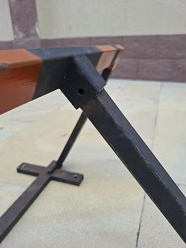 bor masin: Metal parkinq yerinin blokoru (qatlanan) - Material: qalın divarlı — 2