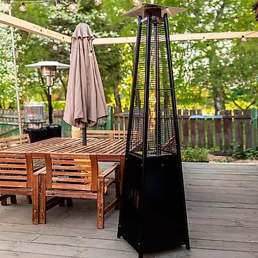 Газовые горелки: Уличные газовые обогреватели/факельные камины для террас и садов В — 3