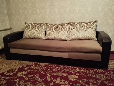 реставрация дивана после кошки: Диван-кровать, цвет - Коричневый, Новый