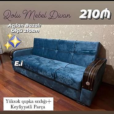 kvadrosikl kreditle: Zolu Mebel Divan - Ölçü: 210 sm - Açılan, bazalı mexanizm – gündəlik — 1
