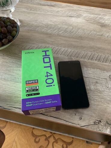 azercell 3g modem: Infinix Hot 40, 128 GB, rəng - Göy, Sensor