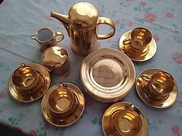 Qab-qacaq və mətbəx ləvazimatları: Çay dəsti, Keramika, 6 nəfərlik, Almaniya — 5