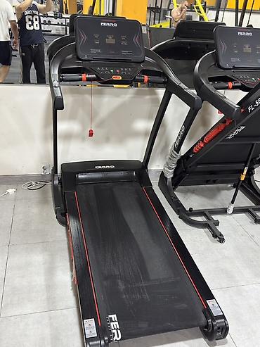 Беговые дорожки: Ferro Fitness FL-5600 qaçış trenajoru - Güclü elektrik mühərriki və — 2