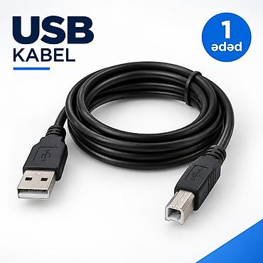 Кабели для аудио и видео: VGA və Usb A-B kabel dəsti Məhsul təsviri: - 15-pin VGA (HD15) — 2
