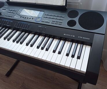 сумка для инструмент: Casio CTK-6000, USB, SD, AUX, аккомпанемент, 2 уровня чувствительности