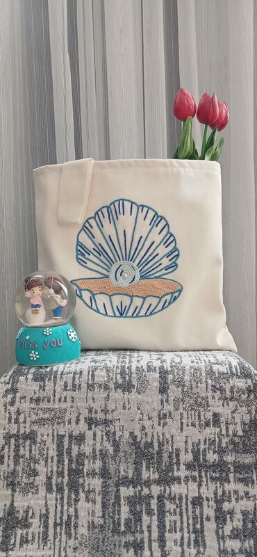 Digər: Əl işi bez çanta Məktəb,tətil və səyahətlər üçün çoxməqsədli Sifarişlə — 4