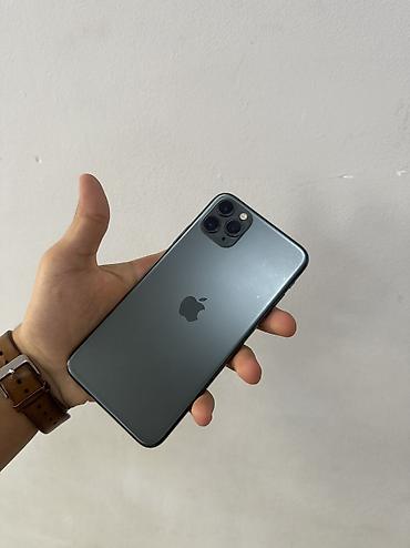 iphone sekilleri: IPhone 11 Pro Max, 64 GB, Matte Midnight Green, Sənədlərlə, Face ID, Simsiz şarj — 2