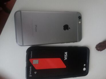 ayfon 9 qiymeti: IPhone 6, 32 GB, Gümüşü, Barmaq izi, Simsiz şarj, Face ID
