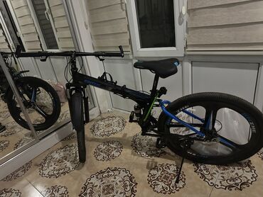 електро велосипед: Qatlana bilən dağ velosipedi – elektrik dəstəyi ilə - Korpus: qatlana