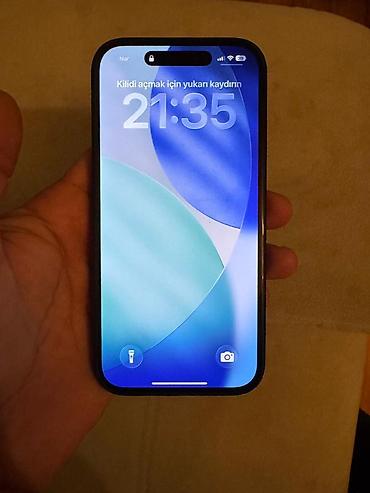 Apple iPhone: IPhone 15, 128 GB, Qara, Zəmanət, Barmaq izi, Sənədlərlə — 7