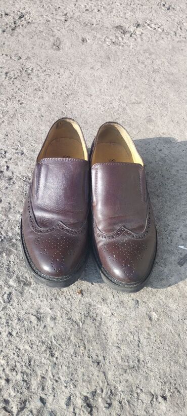 мужская горнолыжная одежда: Туфли, Оксфорды, 41 размер, коричневый, состояние отличное, Турция