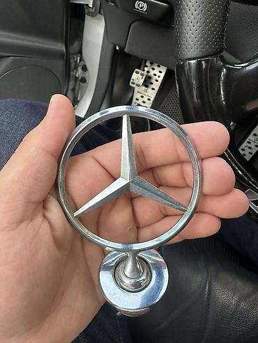 emblem: Mercedes-Benz kapot emblemi idiyal vəziyətdə Xromdu paslanmır ünvan — 3