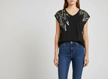 t shirty w panterkę: H&M, Women`s T-shirt, size XS