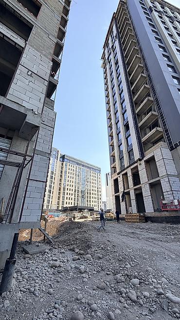 imarat: 3 комнаты, 116 м², Асанбай мкр Элитка, 18 этаж, ПСО (под самоотделку) — 2