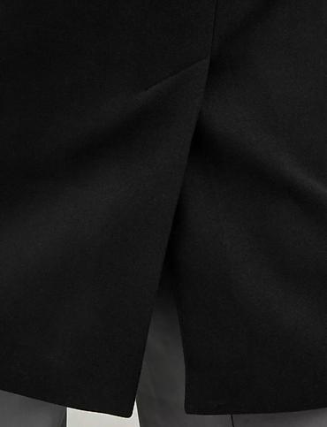 Пальто: Женское пальто черного цвета длины миди Новое!!!Состав 80% шерсть,20% — 12