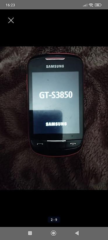 Samsung: Samsung S3850 Corby II, Б/у, < 2 ГБ, цвет - Черный, 1 SIM — 2