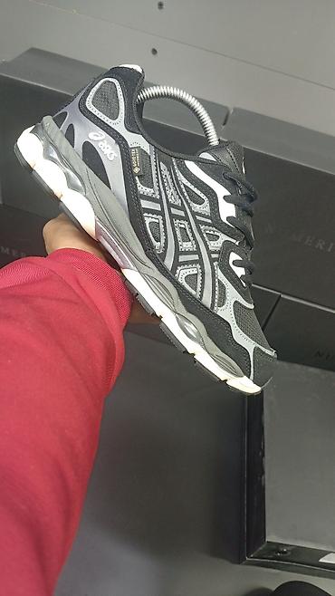 Мырзалардын бут кийими: Эркектердин кроссовкасы, 41, Asics, Жаңы, түсү - Боз, Акысыз жеткирүү — 4