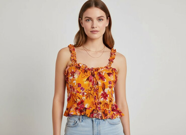 reserved bluzka ze złotą nitką: H&M, Топ жіночий, розмір XS