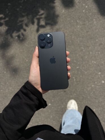 айфон бесплатно отдам: IPhone 16 Pro Max, Б/у, 256 ГБ, Black Titanium, Коробка, 92 %