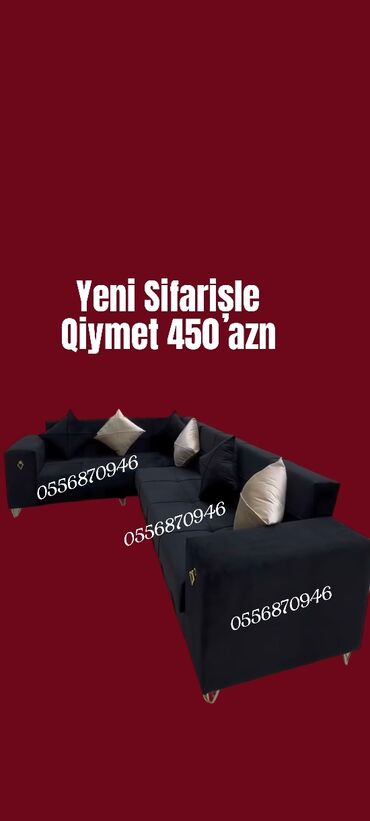 Divanlar: Künc divan, Yeni, Açılan, Bazalı, Parça, Şəhərdaxili pulsuz çatdırılma