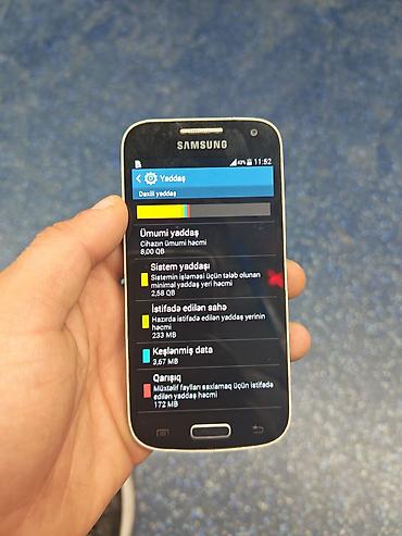 mini led: Samsung I9190 Galaxy S4 Mini, 8 GB, rəng - Qara, Sensor, Barmaq izi, İki sim kartlı — 2