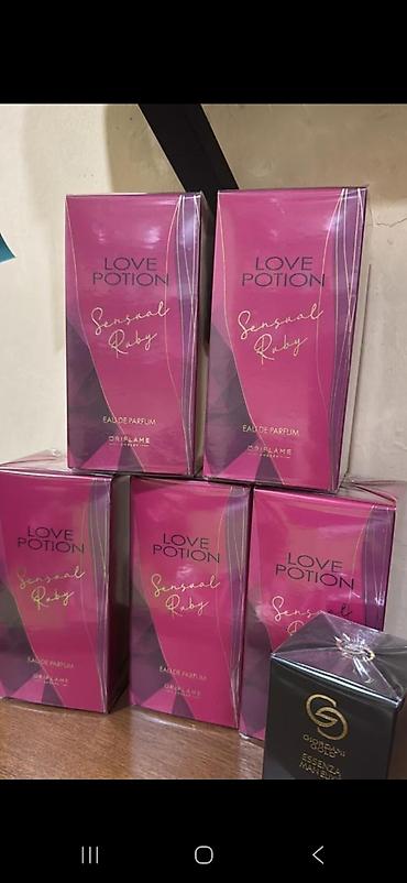 toy nisan xoncalari: Oriflame dəstləri 1) Love Potion Sensual Ruby - Eau de Parfum (qutu — 7