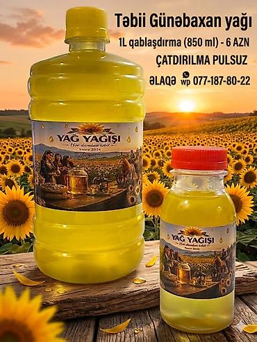 intizar yağı qiyməti: Günəbaxan yağı, 1 l — 1