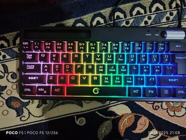 клавиатура для телефона купить: Клавиатура, Мембрандык, Зымдуу туташтыруу, Өлчөмү: 60%