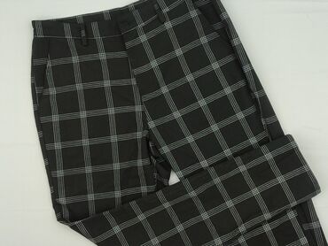 spodnie jeansy damskie klasyczne: Material trousers for women, size 2XL (EU 44)