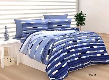 Zavese i draperije: Posteljina jednokrevetna singl. 100%pamuk. Set je iz 3 dela: * — 4