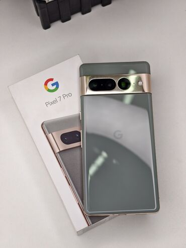 рассрочка телефона без банка: Google Pixel 7 Pro, Б/у, 128 ГБ, цвет - Зеленый, В рассрочку, 1 SIM, eSIM