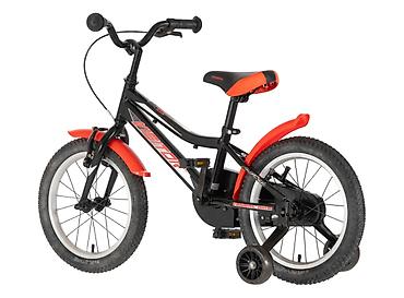 scott srbija: Bicikl kids Visitor Redstriker 16" 9" V-brake + kontra, crno-crveni — 4