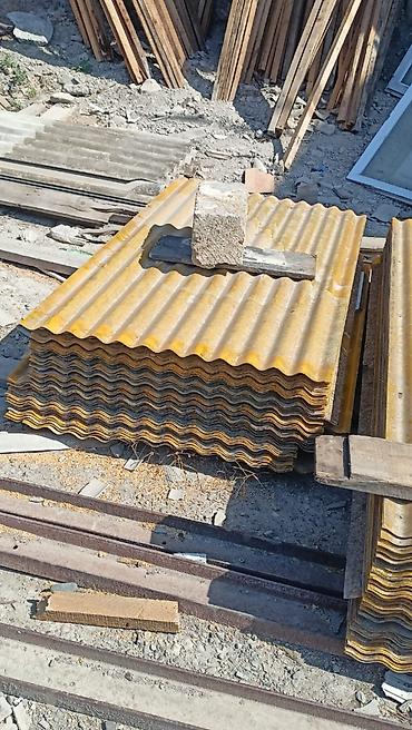 Dalğalı dam örtüyü vərəqləri (şifer tipli) - Material: dalğalı lövhə