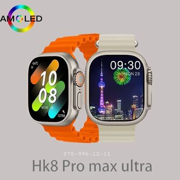 Smart saatlar: Smart watch hk8promax smart saat mult-functional smart watch ⌚ apple — 5